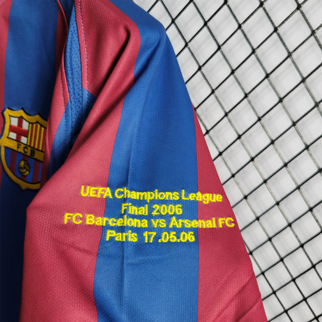 Camisa Barcelona 05/06 Home (Final Champions League) - (Retrô)