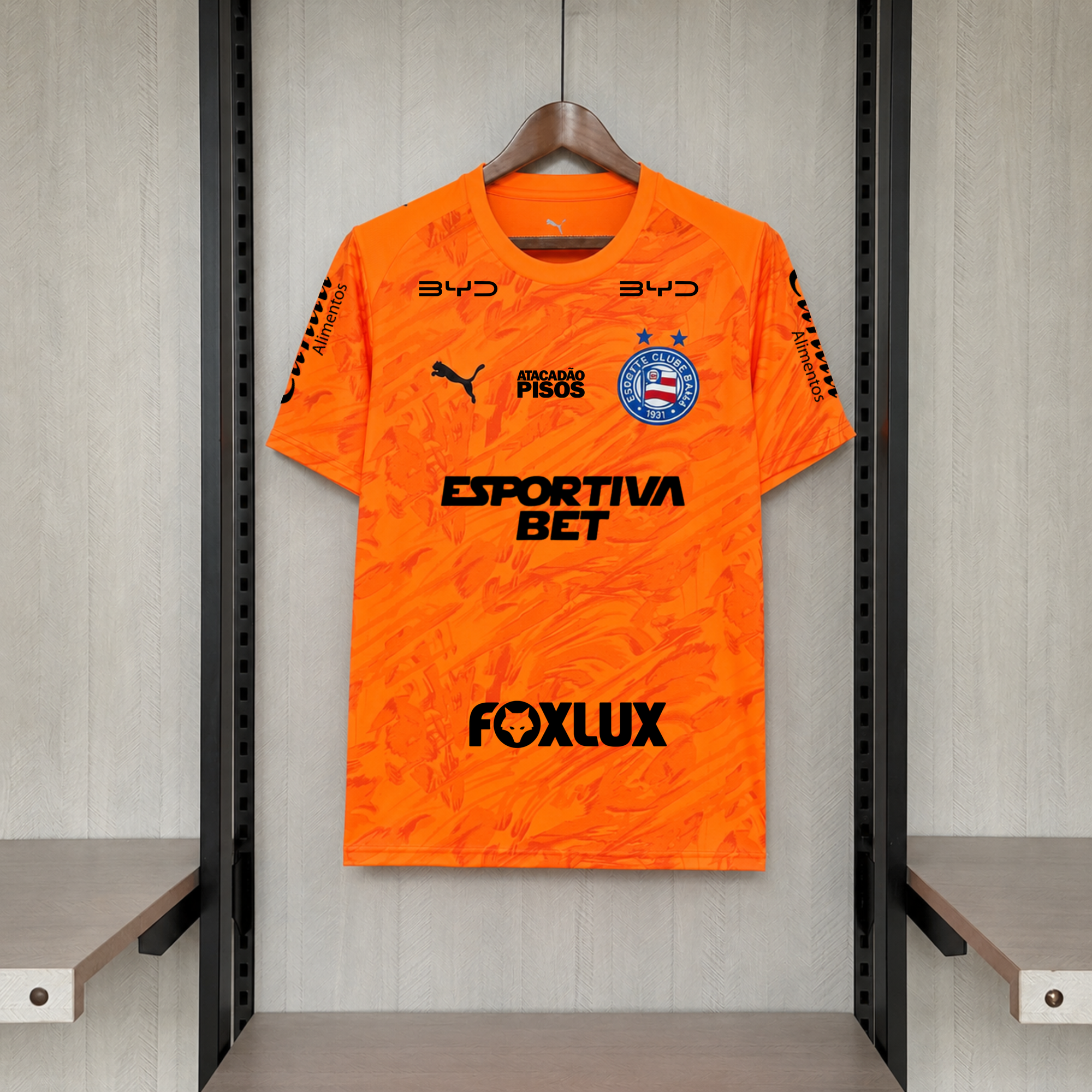 Camisa Bahia 2026 Goleiro (Todos os Patrocínios) - (Torcedor)