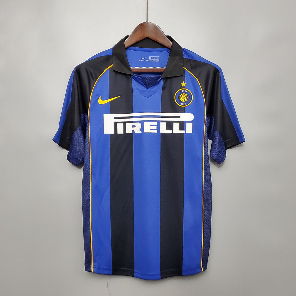 Camisa Inter de Milão Titular 01/02 - Versão (Retrô)