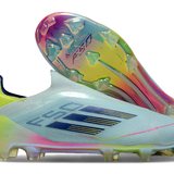 Chuteira Adidas F50 LL FG - Azul e Verde