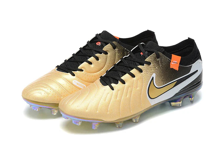 Chuteira Nike Tiempo Legend 10 FG - Dourada - Edição Especial