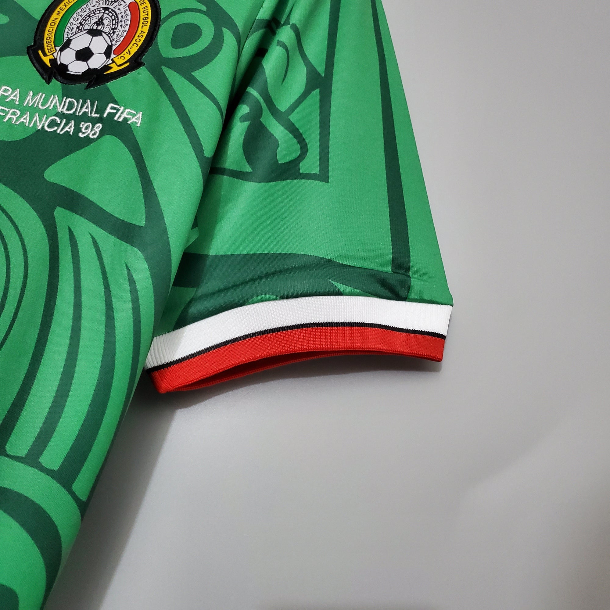 Camisa México Titular 1998 - Versão (Retrô)