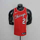 Camisa NBA Chicago Bulls #2 Bali - 75° Aniversário Red