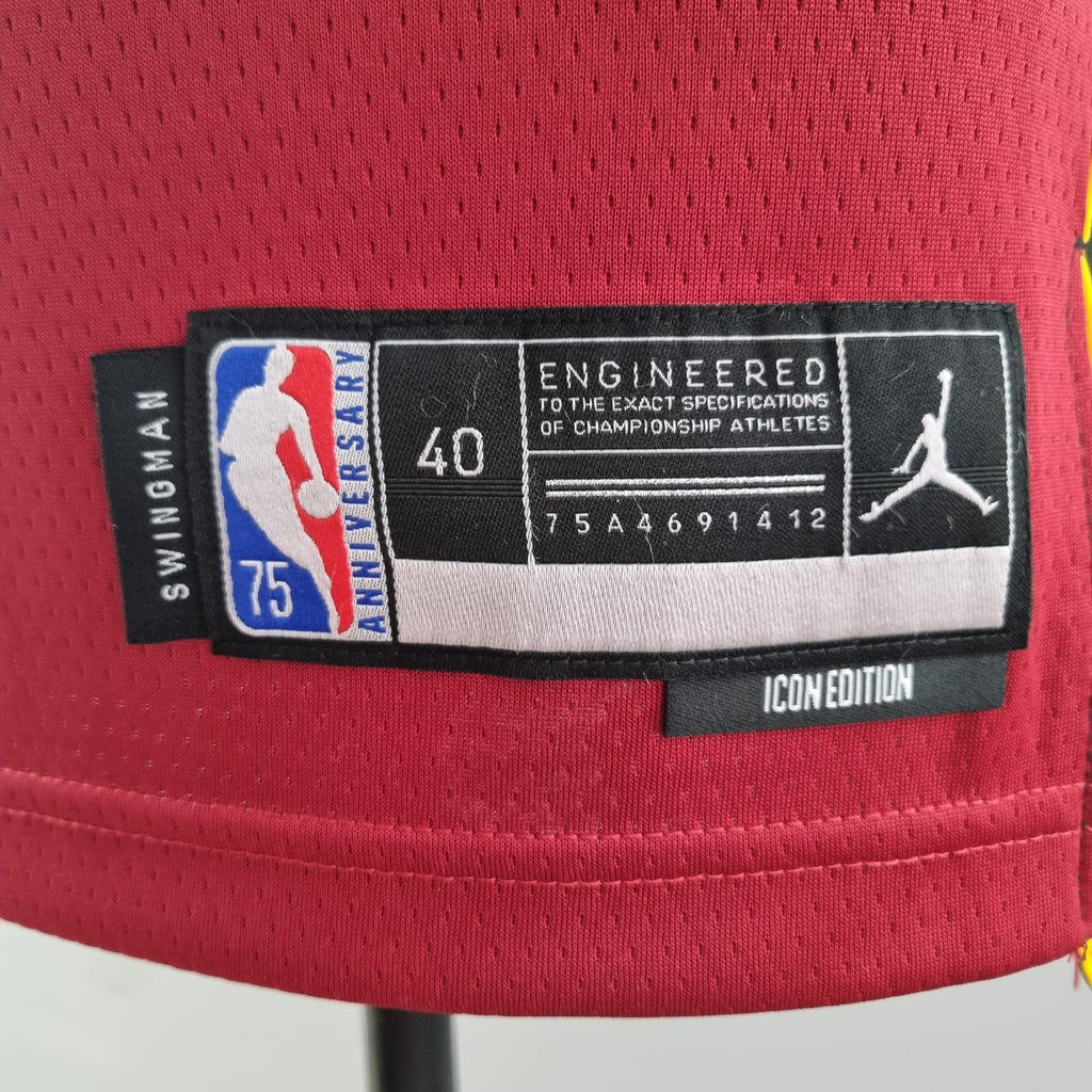 Camisa NBA Miami Heat #13 Adebayo  - 75° Aniversário Red