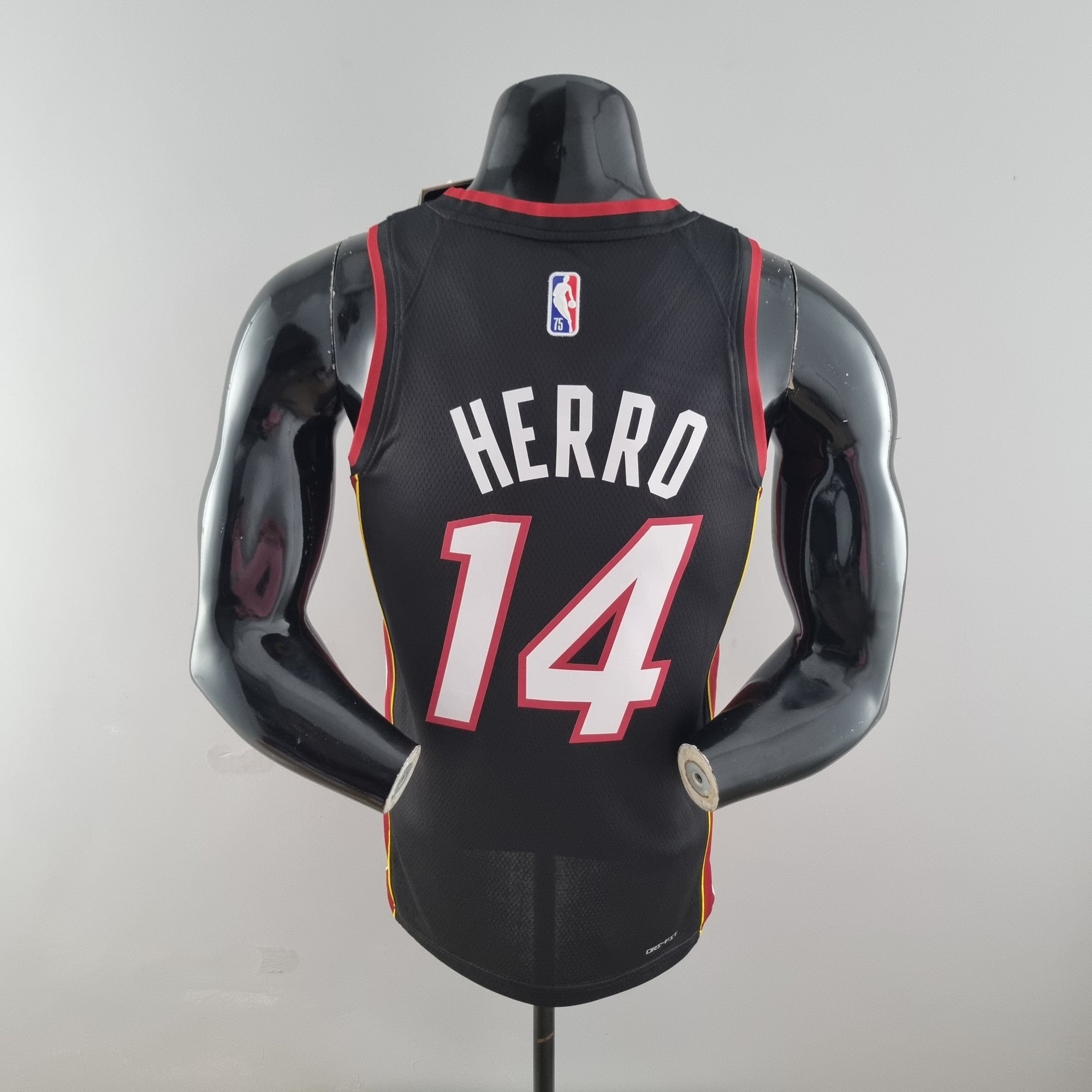Camisa NBA Miami Heat #14 Herro - 75° Aniversário Black