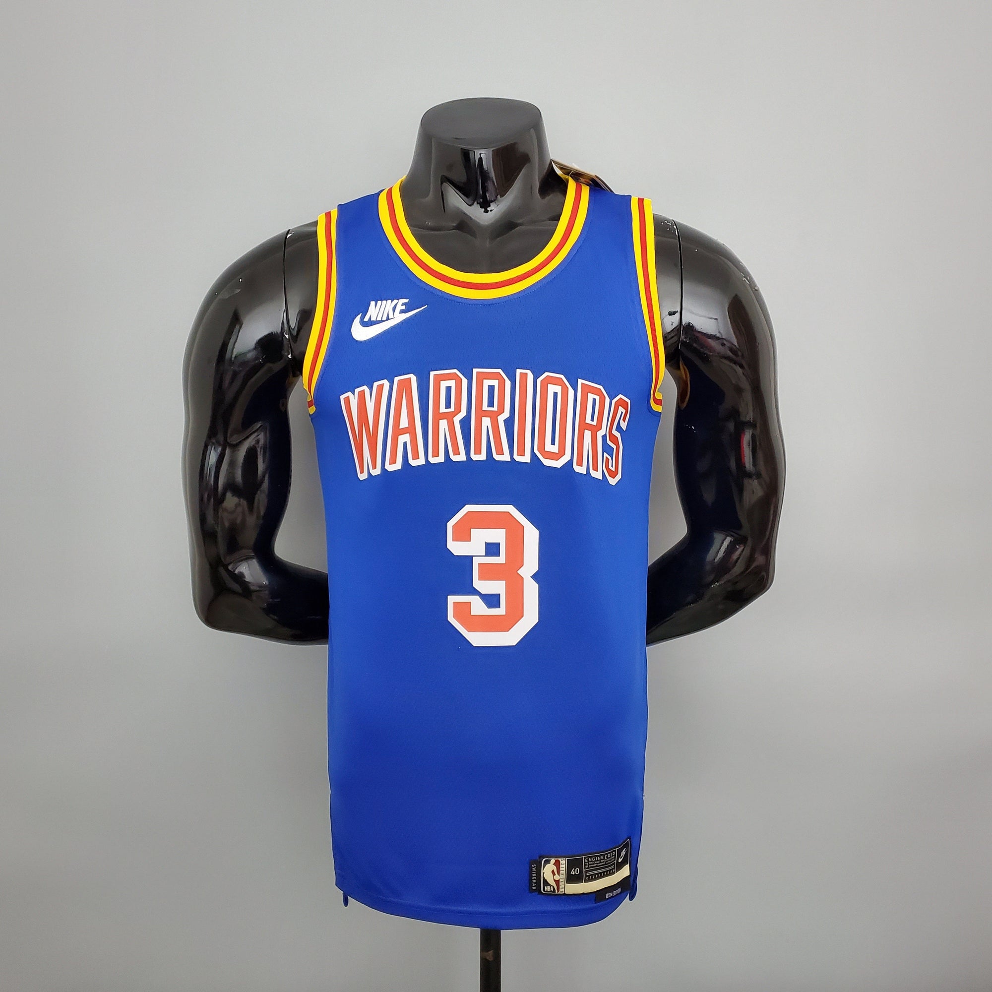 Camisa NBA Golden State Warriors #3 Poole - (Retrô) Blue