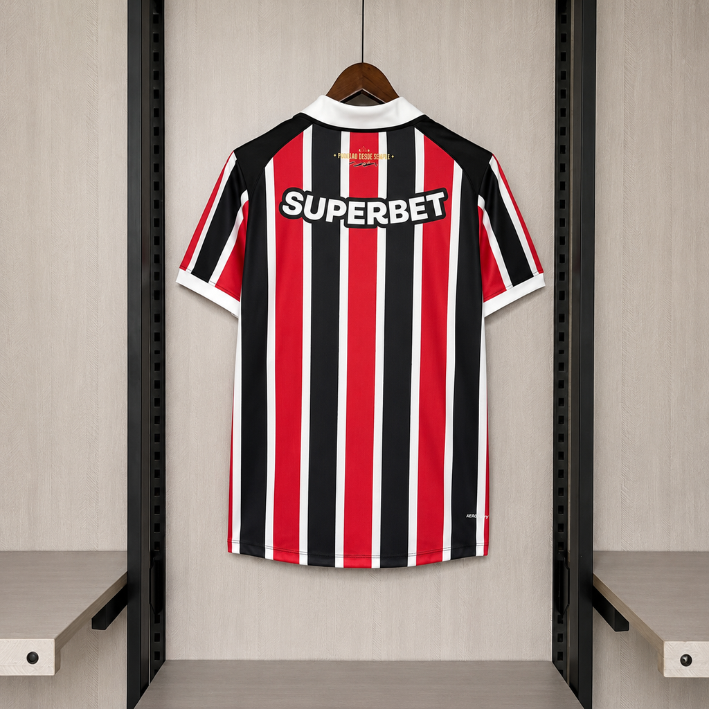 Camisa São Paulo 2026 Away (Todos os Patrocínios) - (Torcedor)