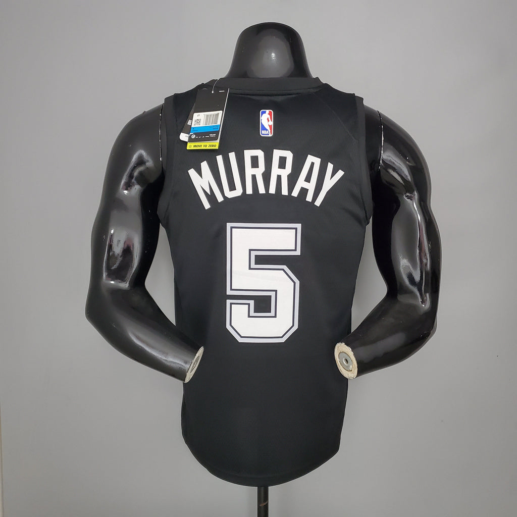 Camisa NBA San Antonio Spurs #5 Murray - City Edition Black