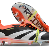 Adidas Predator Elite Fold-Over Tongue SG - Preta, Laranja e Verde