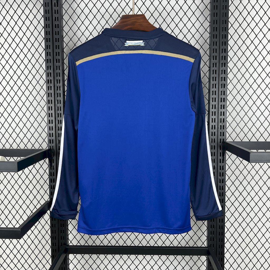 Camisa Argentina Reserva 2014 - Versão (Retrô) Manga Comprida