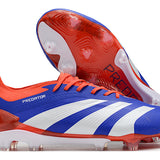 Chuteira Adidas Predator Elite FG - Azul , Branca e Laranja