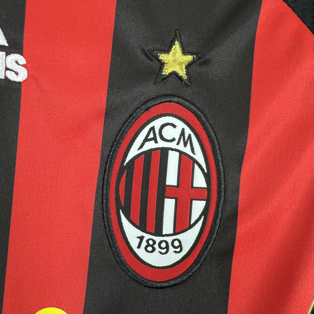 Camisa Milan 06/07 Home - (Retrô) Manga Longa