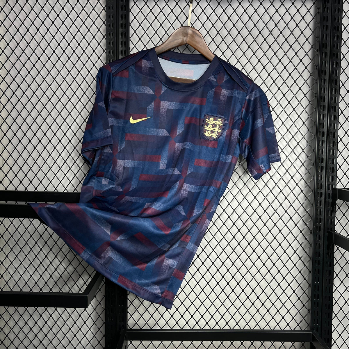 Camisa Inglaterra Pré-Jogo 24/25 - (Torcedor) Masculina