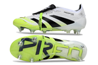 Adidas Predator Elite Fold-Over Tongue SG - Branca, Verde e Preta - Radiant Blaze Pack