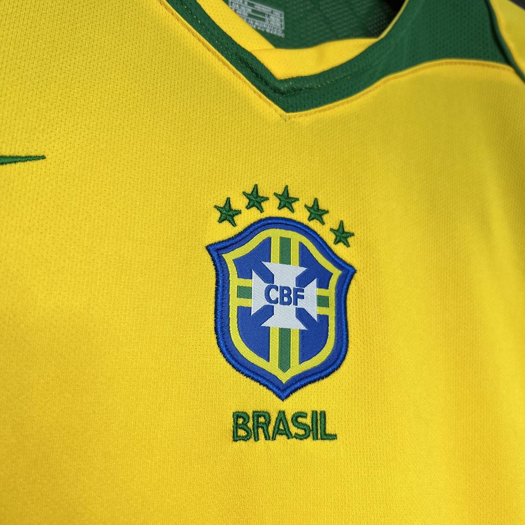 Camisa Brasil 2004 Home - (Retrô)