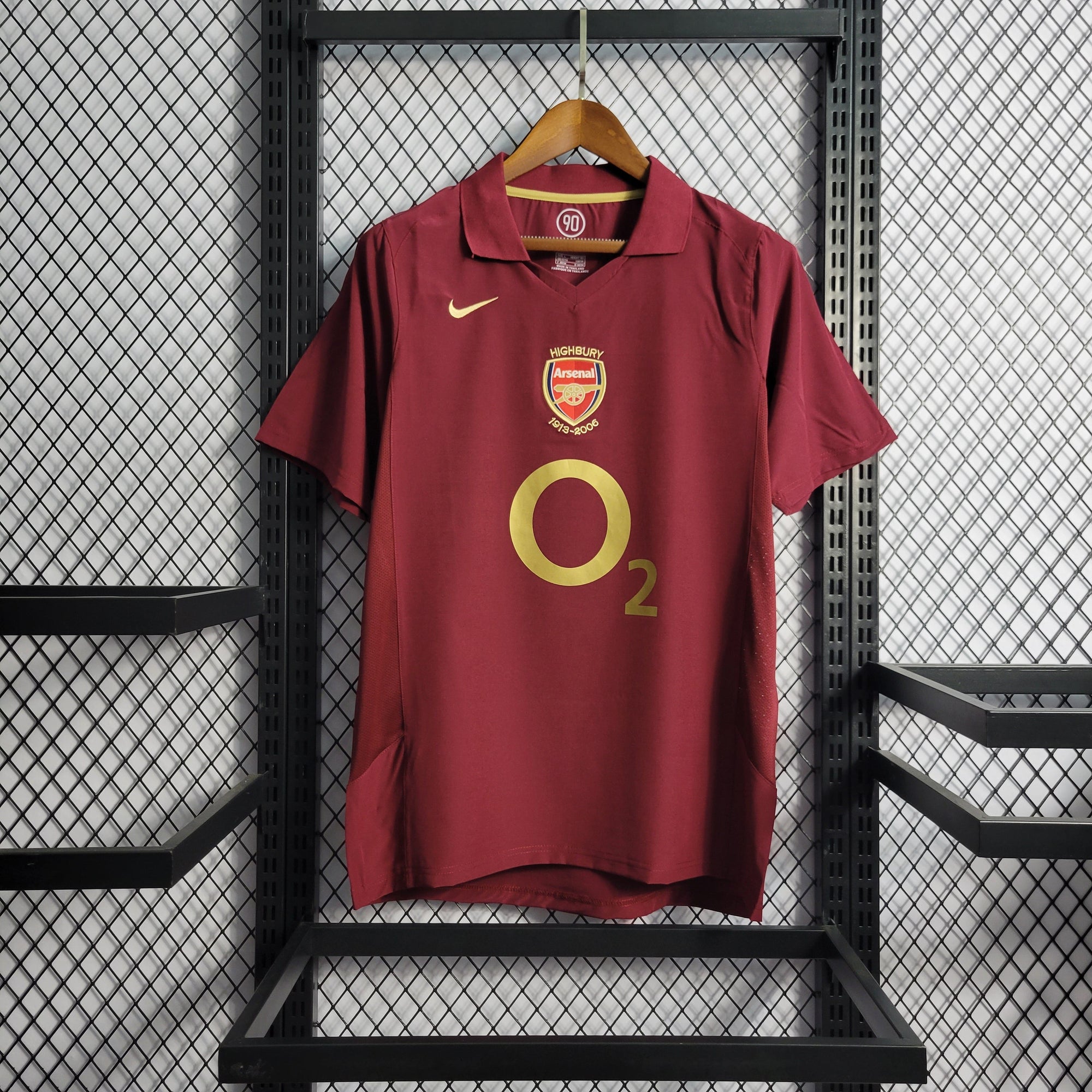 Camisa Arsenal Titular 05/06 - Versão (Retrô)