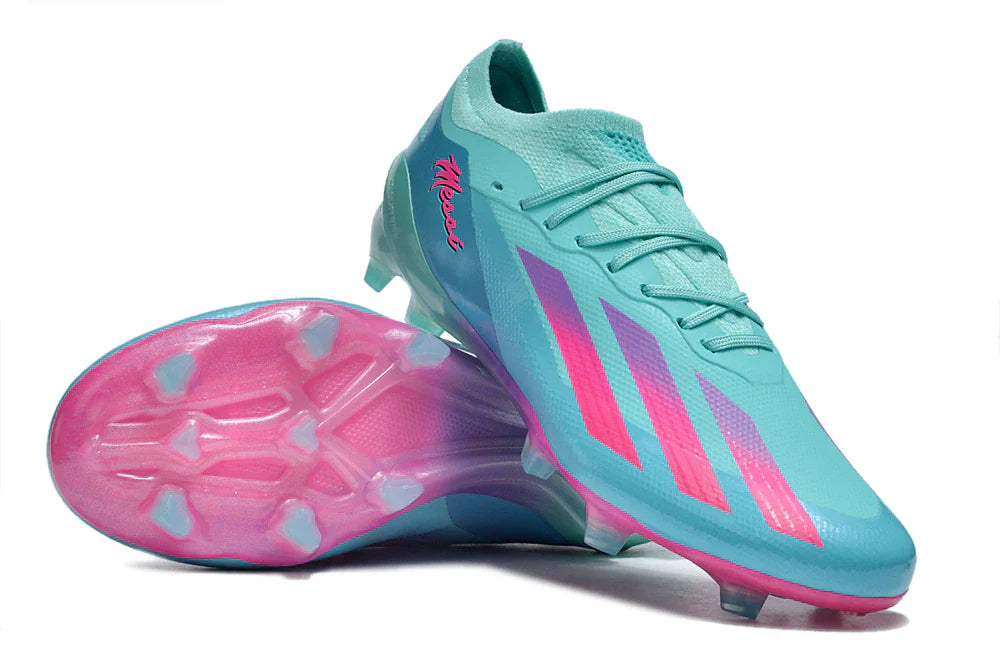 Chuteira Adidas CrazyFast.1 MESSI FG (Ciano)