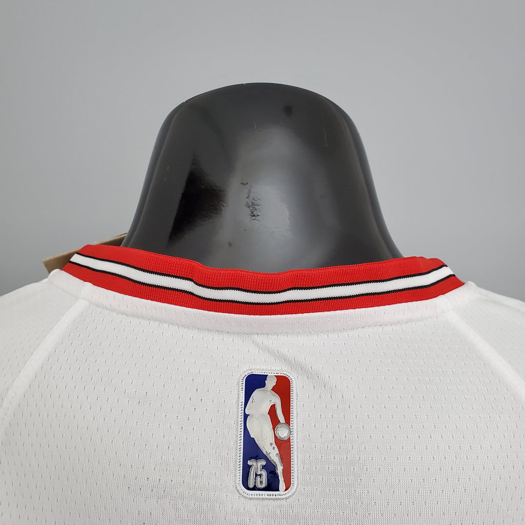 Camisa NBA Chicago Bulls #33 Pippen - 75° Aniversário White