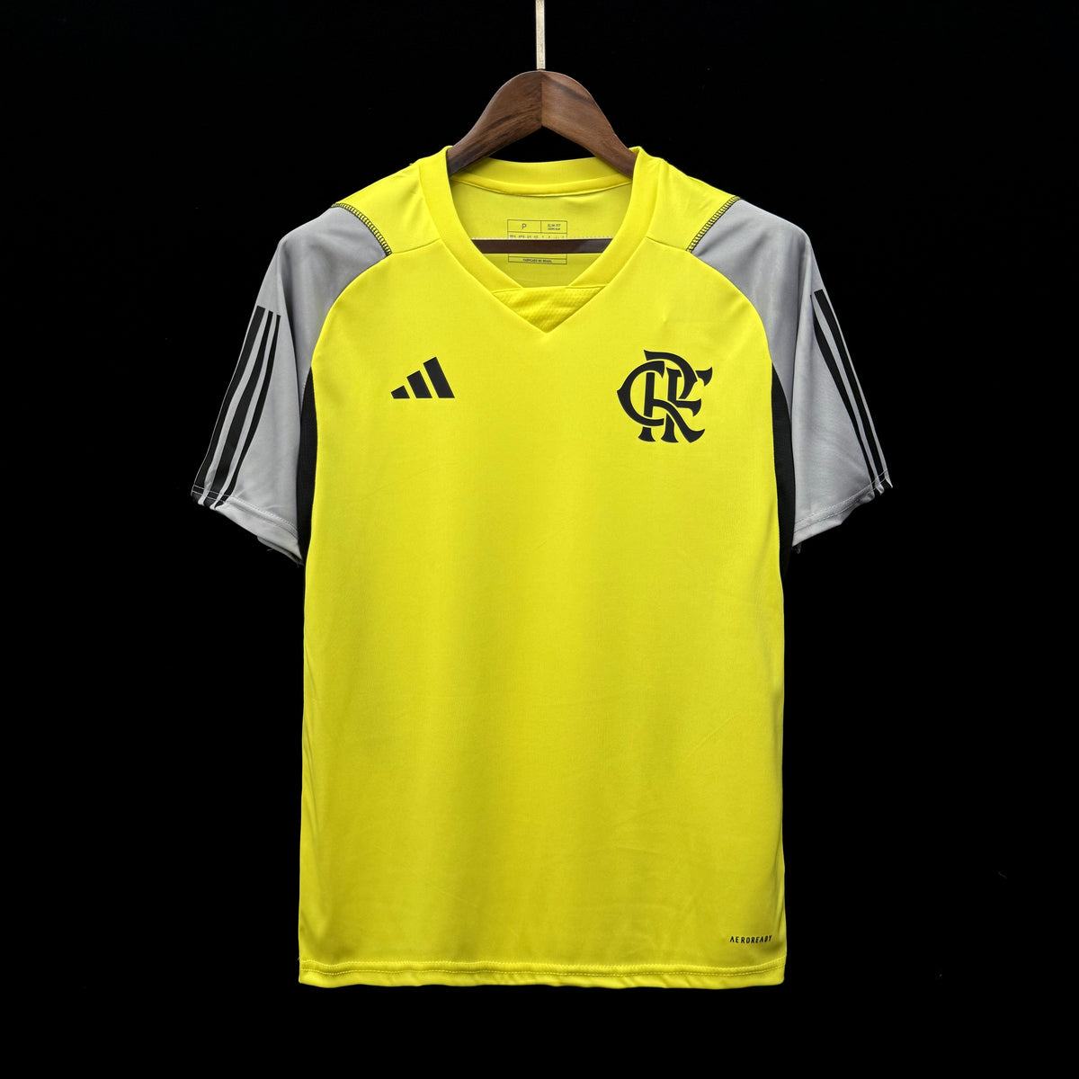 Camisa Flamengo Treino Amarela Adidas 24/25 - Versão (Torcedor) Masculina