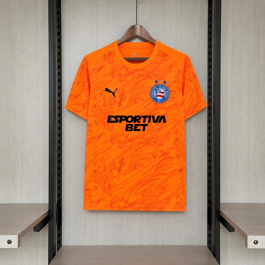 Camisa Bahia 2026 Goleiro (Com Patrocínio) - (Torcedor)