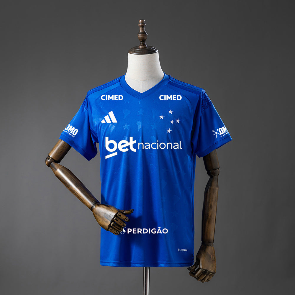 Camisa Cruzeiro 2026 Home (Todos os Patrocínios) - (Torcedor)