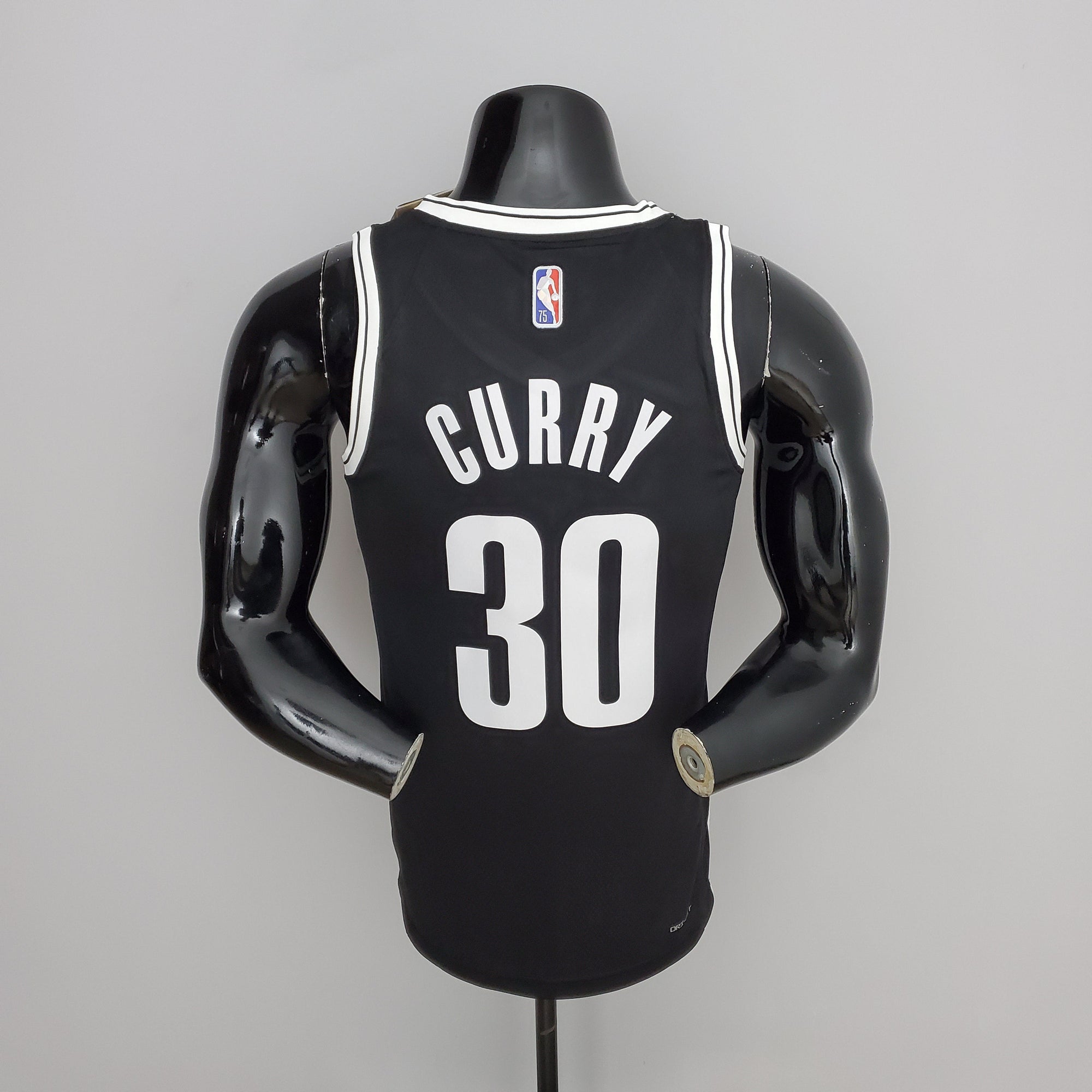 Camisa NBA Brooklyn Nets #30 Curry - 75º Aniversário Black