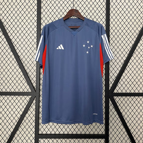 Camisa Cruzeiro Treino Azul 24/25 - Versão (Torcedor) Masculina