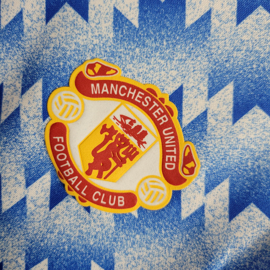 Camisa Manchester United Reserva 90/92 - Versão (Retrô) Manga Comprida