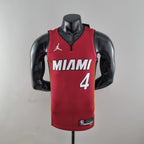 Camisa NBA Miami Heat #4 Oladipo - 75° Aniversário Red