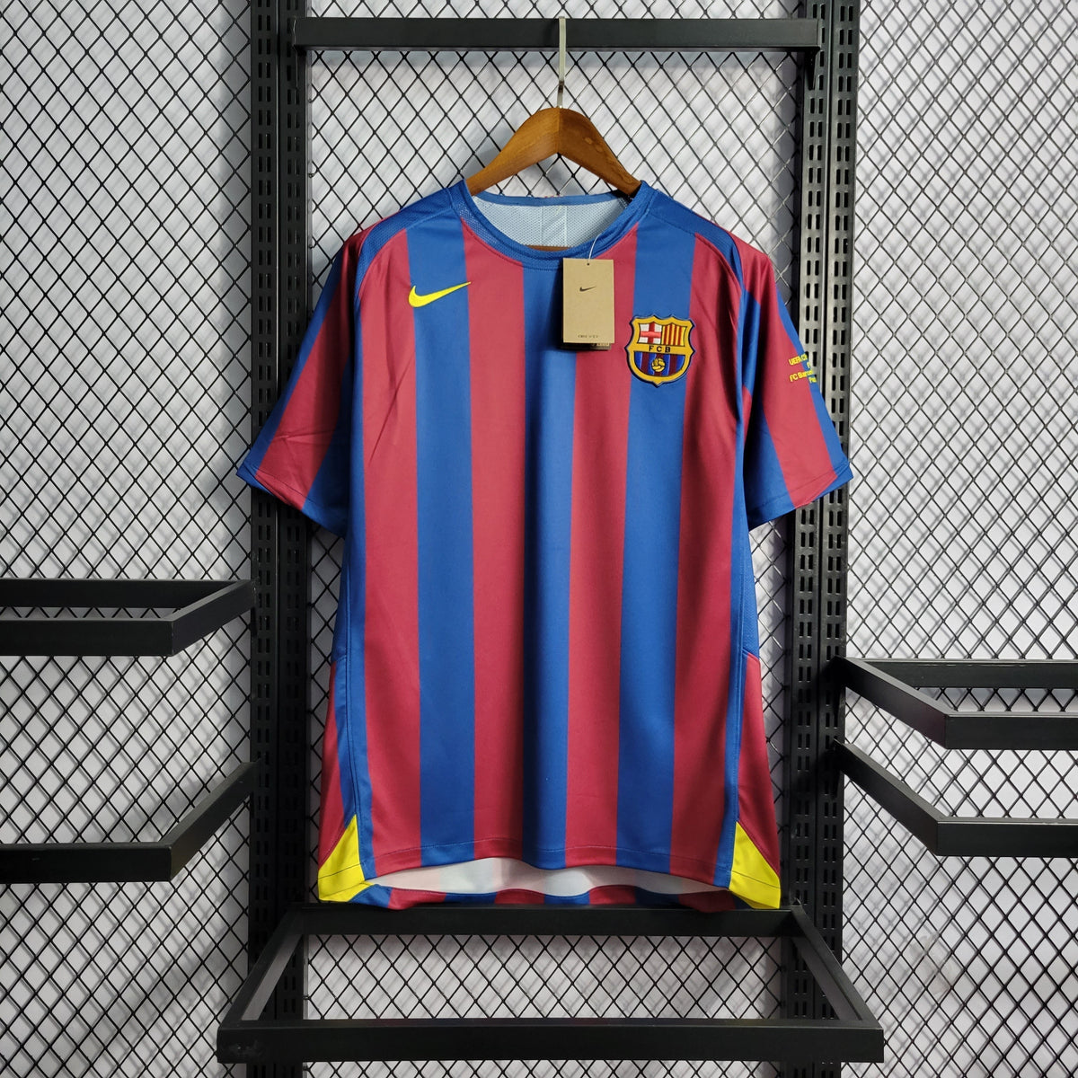 Camisa Barcelona Titular 2006 - Versão (Retrô)