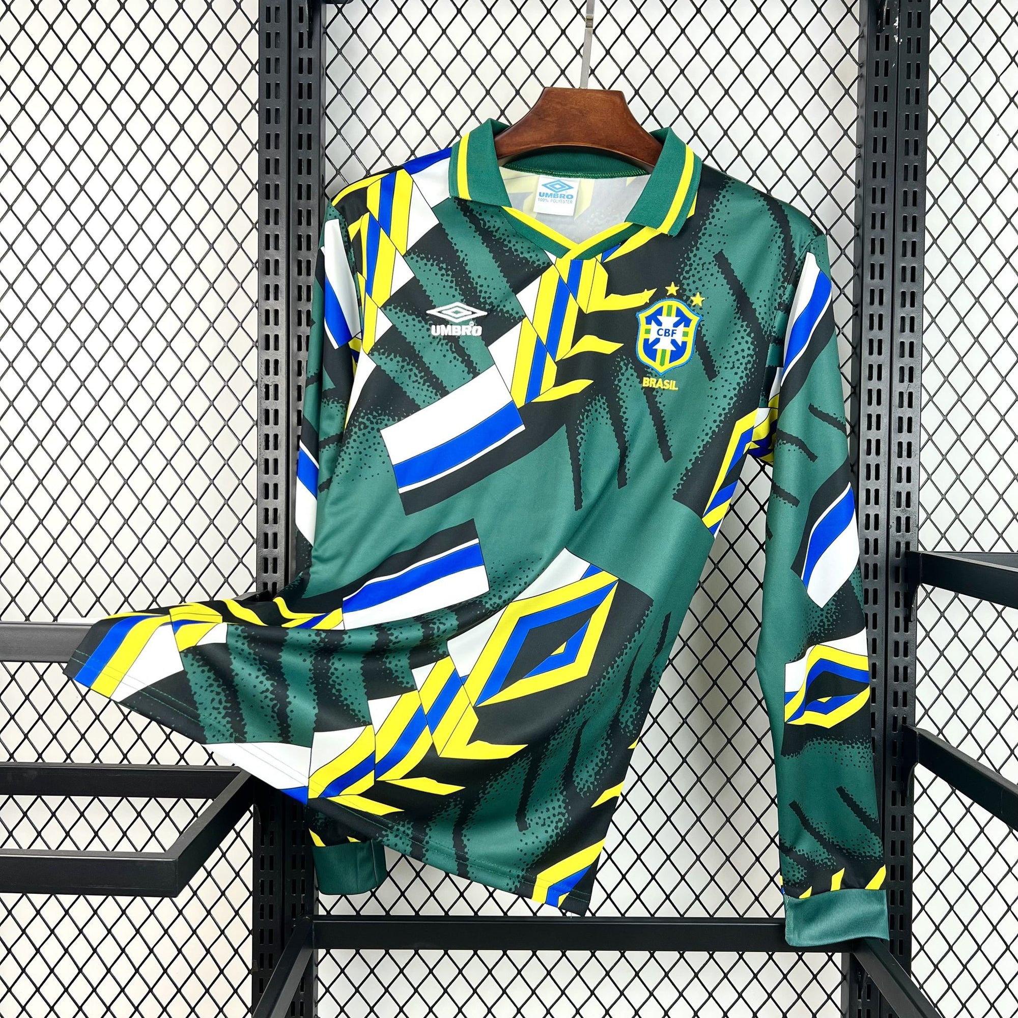 Camisa Brasil 1994 Goleiro - (Retrô) Manga Longa