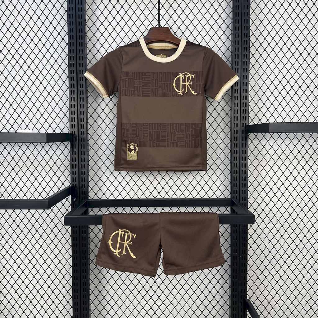 Kit Infantil Flamengo 2024 Anti-Racismo