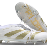 Adidas Predator Elite Fold-Over Tongue SG - Branca e Dourada