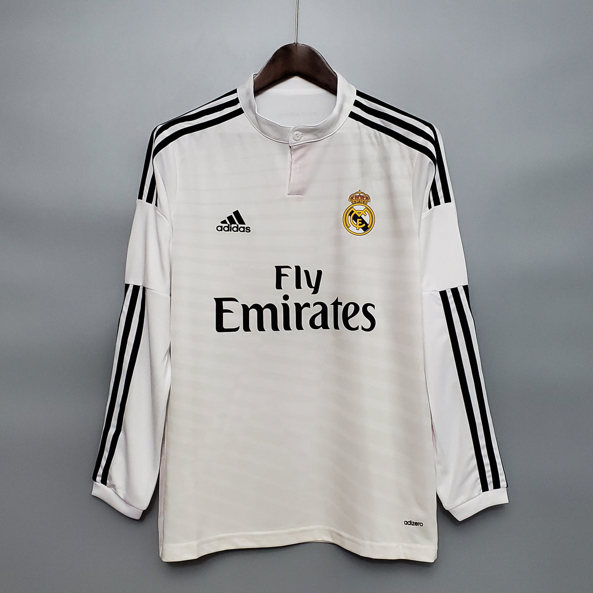 Camisa Real Madrid Titular 14/15 - Versão (Retrô) Manga Comprida