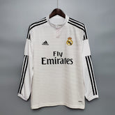 Camisa Real Madrid Titular 14/15 - Versão (Retrô) Manga Comprida