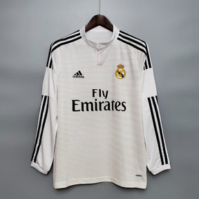 Camisa Real Madrid Titular 14/15 - Versão (Retrô) Manga Comprida