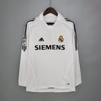 Camisa Real Madrid 05/06 Home - (Retrô) Manga Longa