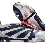 Chuteira Adidas Predator Elite Tongue FG - Cinza e Azul