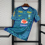 Camisa Brasil 2024 Pré-Jogo - (Retrô)