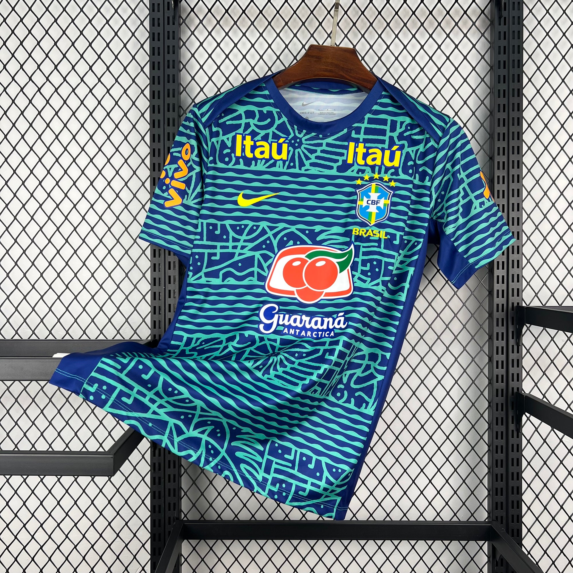 Camisa Brasil 2024 Pré-Jogo - (Retrô)