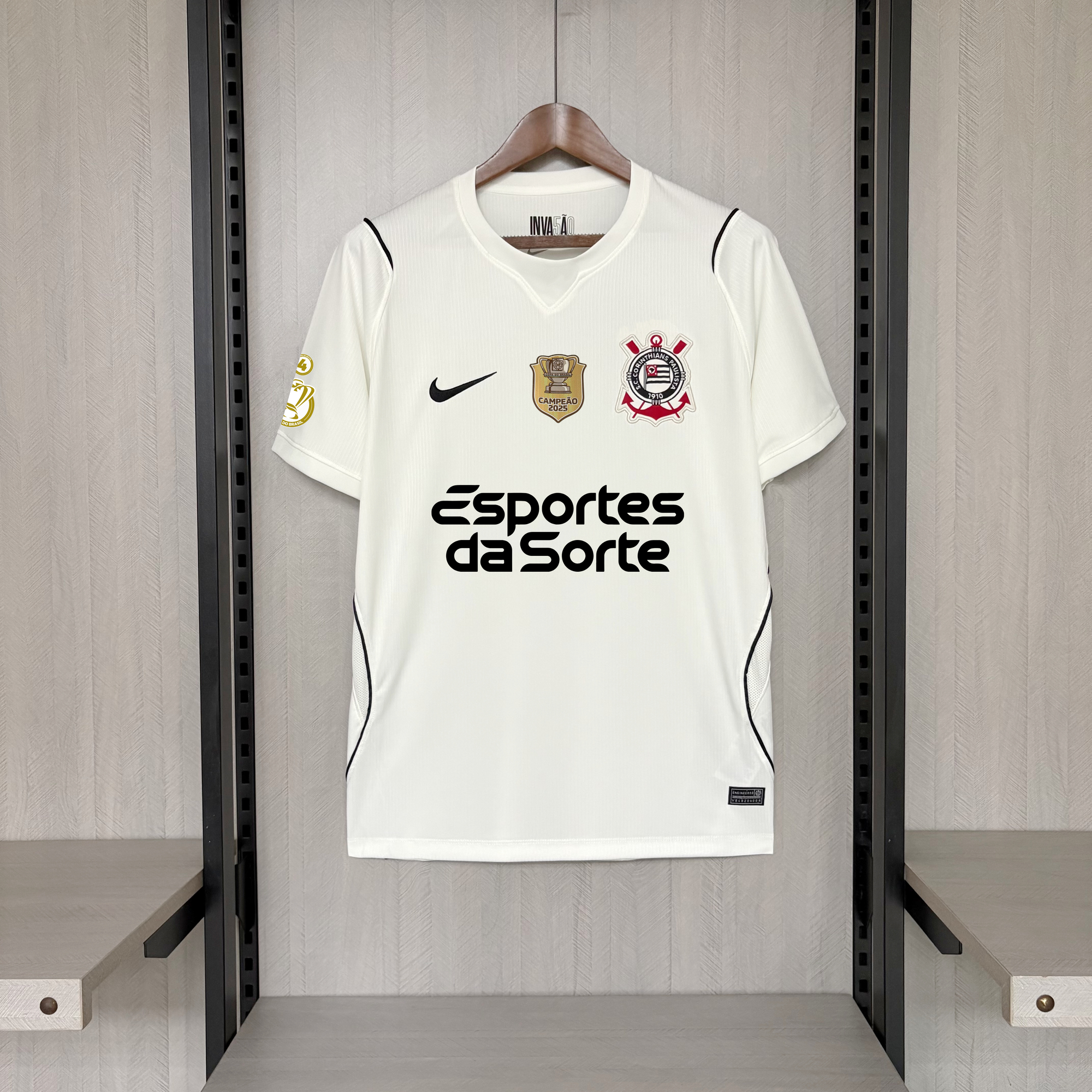 Camisa Corinthians 2026 Home (Com Patrocínio e Patch) - (Torcedor)