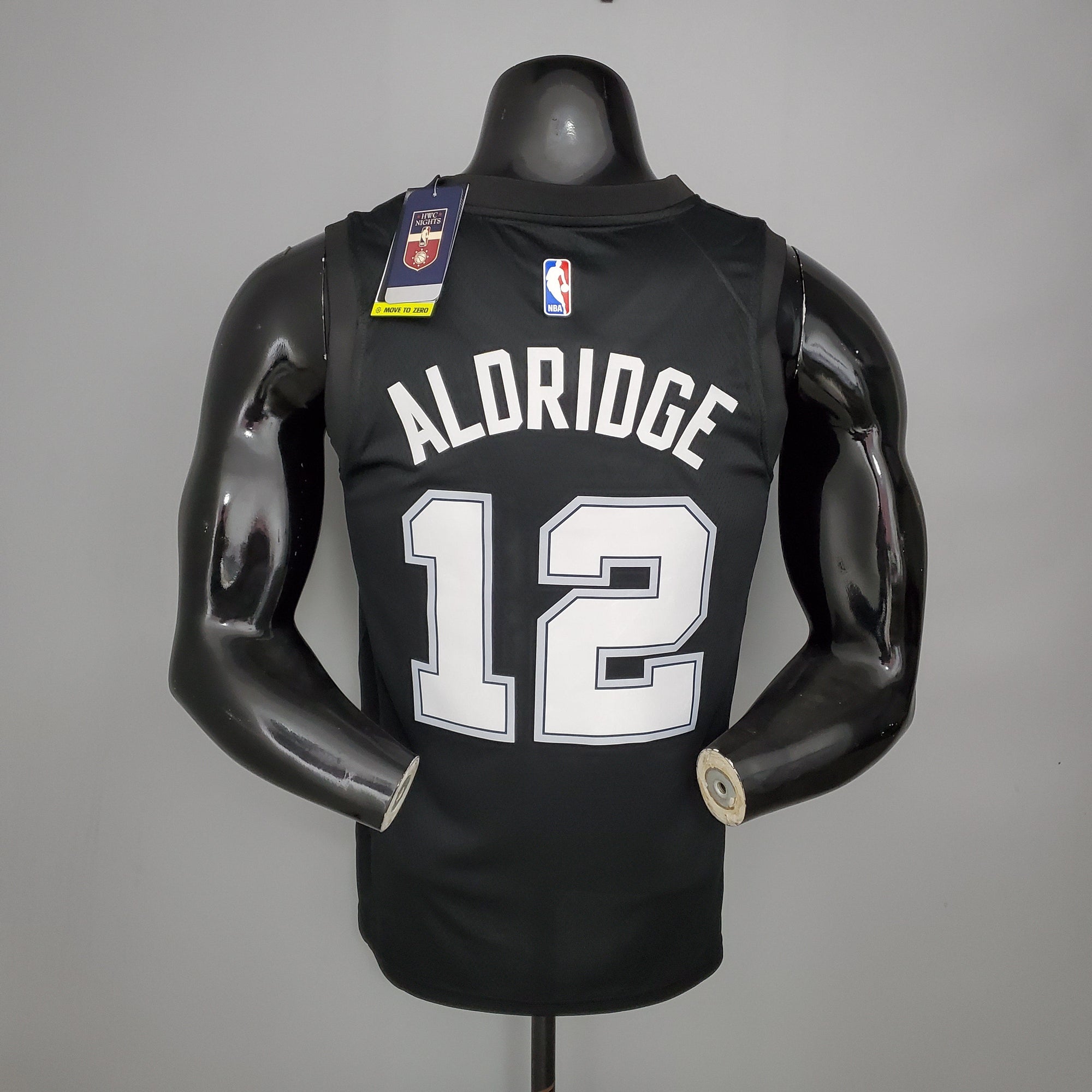 Camisa NBA San Antonio Spurs #12 Aldridge - City Edition Black