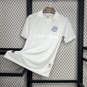 Camisa Olympique de Marseille 125 anos (White) 24/25 - Versão (Torcedor) Masculina