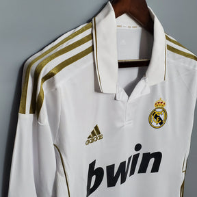 Camisa Real Madrid Titular 11/12 - Versão (Retrô) Manga Comprida