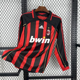 Camisa Milan Titular 06/07 - Versão (Retrô) Manga Comprida
