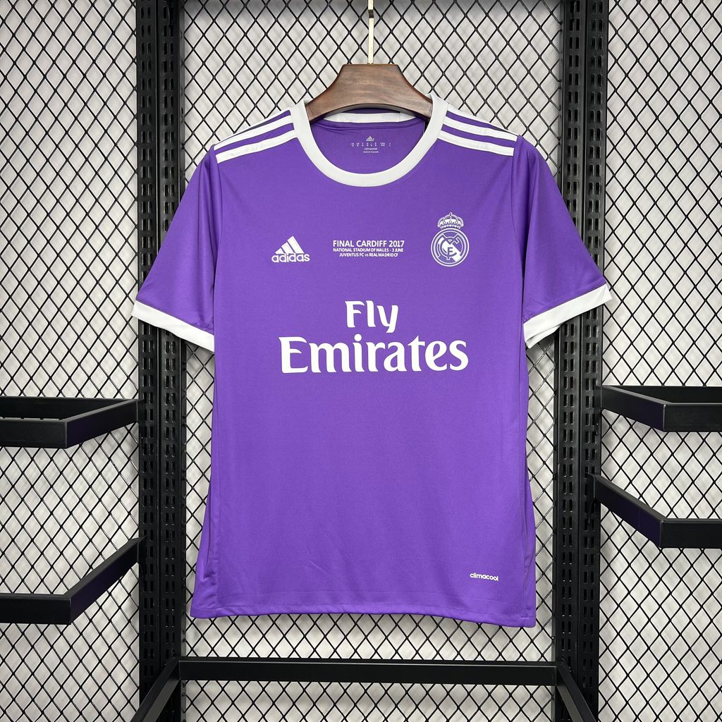 Camisa Real Madrid 16/17 Away (Final Champions League) - (Retrô)