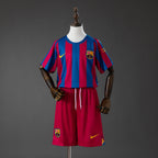 Kit Infantil Barcelona 05/06 Home (Retrô)