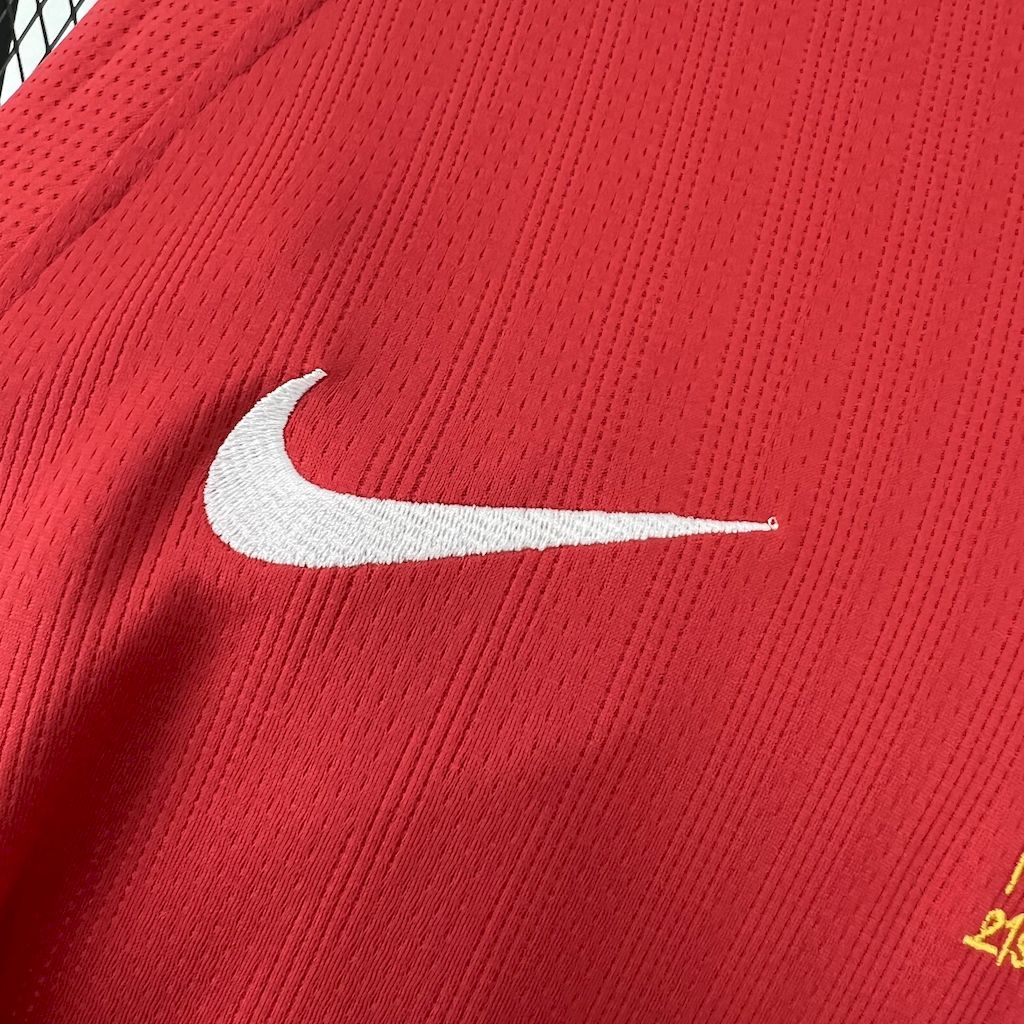 Camisa Manchester United Titular 07/08 - Versão (Retrô) Manga Comprida