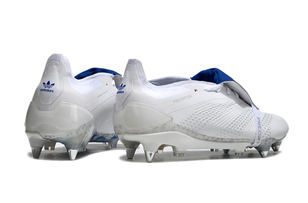 Adidas Predator Elite Fold-Over Tongue SG - Branca e Azul