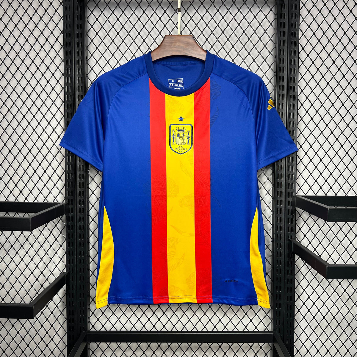 Camisa Espanha Treino 24/25 - Versão (Torcedor) Masculina